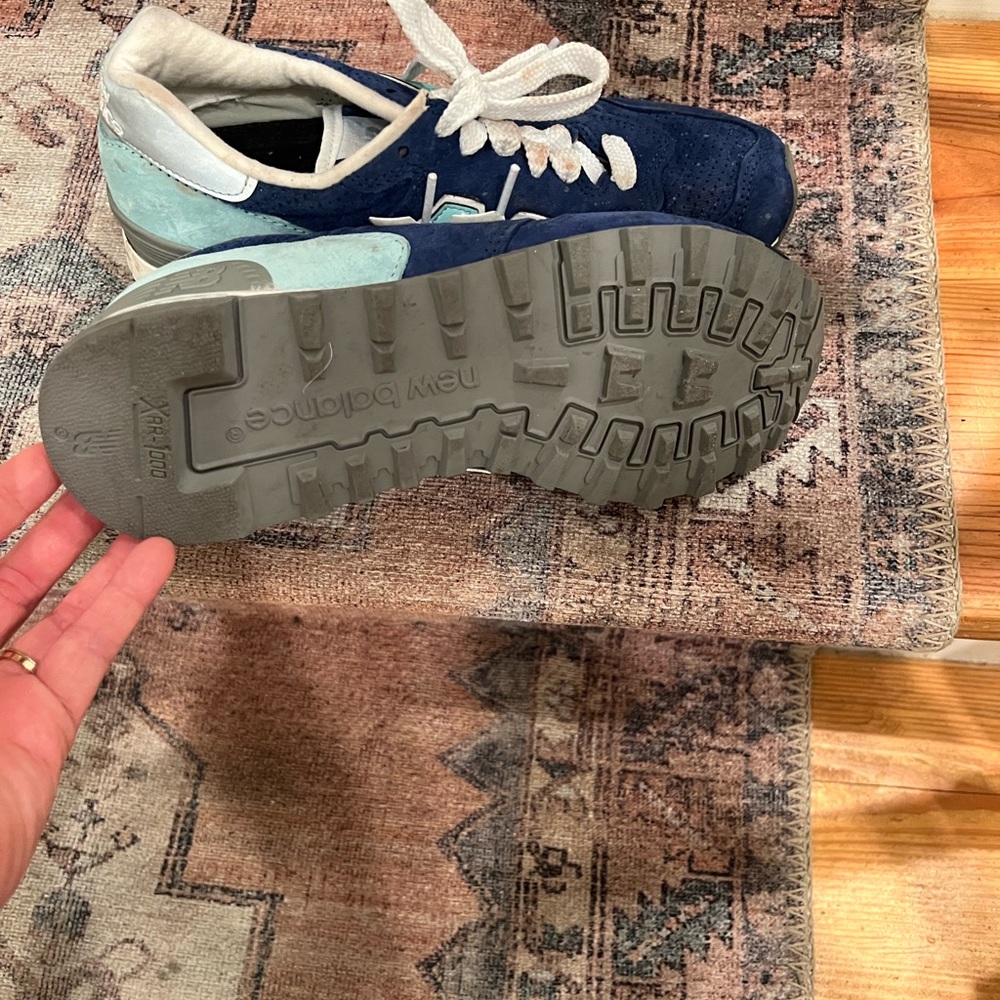 New balance sneakers. Gently warn